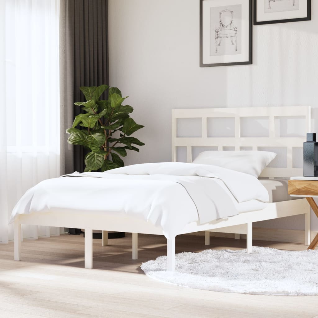 Giroletto Bianco 150x200 cm King in Legno Massello | homemem39