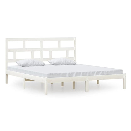 Giroletto Bianco 180x200 cm Super King in Legno Massello | homemem39