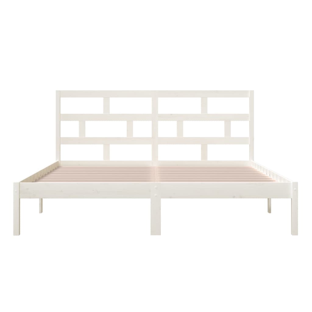 Giroletto Bianco 180x200 cm Super King in Legno Massello | homemem39