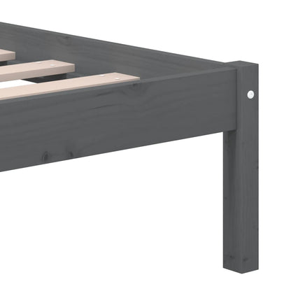 Giroletto Grigio in Legno Massello di Pino 200x200 cm | homemem39