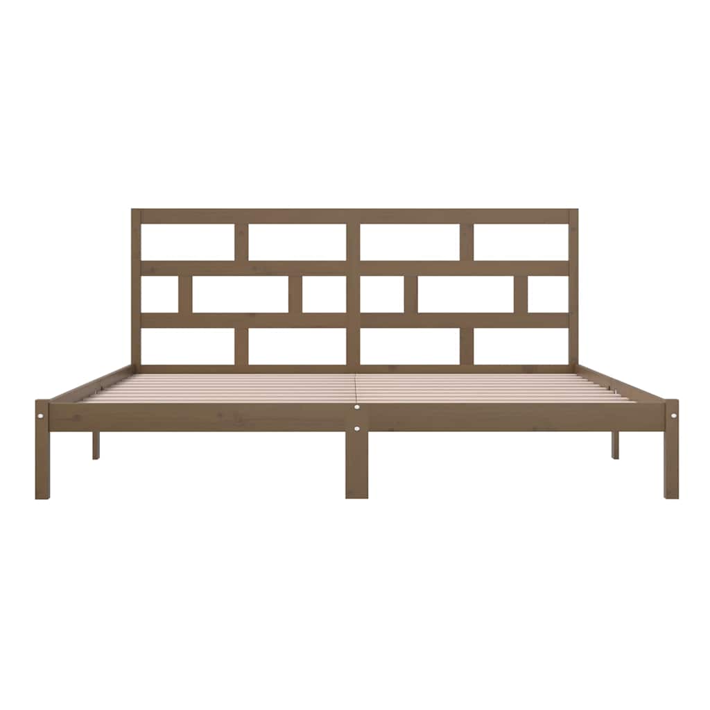 Giroletto Ambra senza Materasso in Legno di Pino 200x200 cm | homemem39