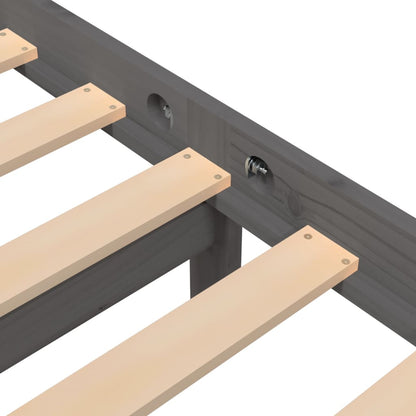 Giroletto Grigio in Legno Massello di Pino 200x200 cm | homemem39