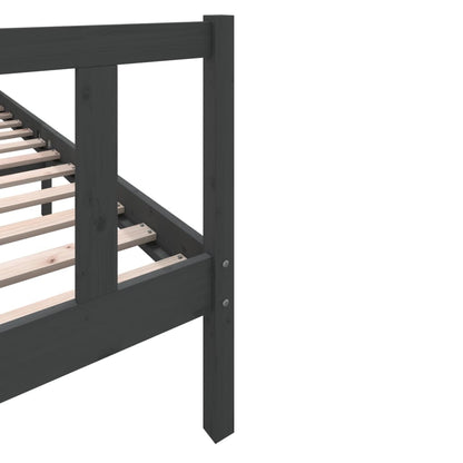Giroletto Grigio in Legno Massello di Pino 200x200 cm | homemem39
