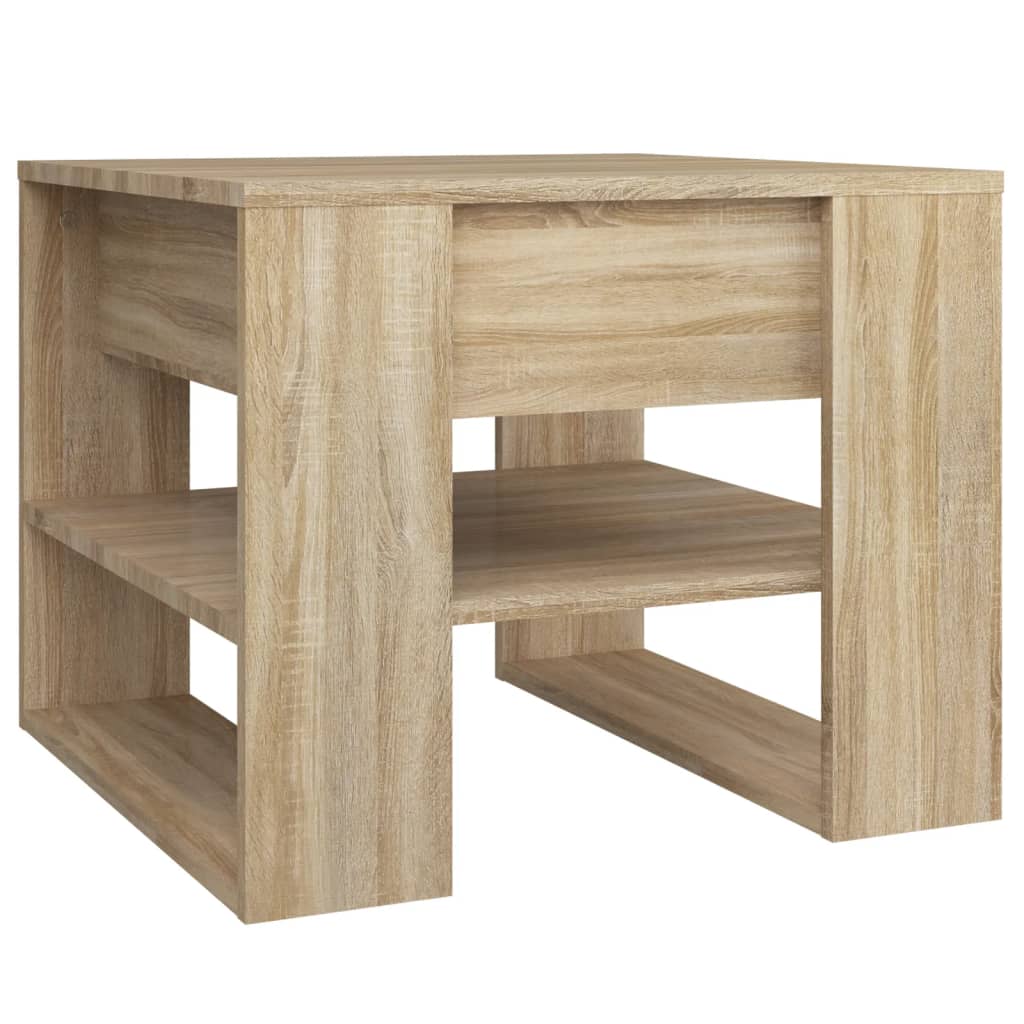 Tavolino Salotto Rovere Sonoma 55,5x55x45 cm Legno Multistrato | homemem39