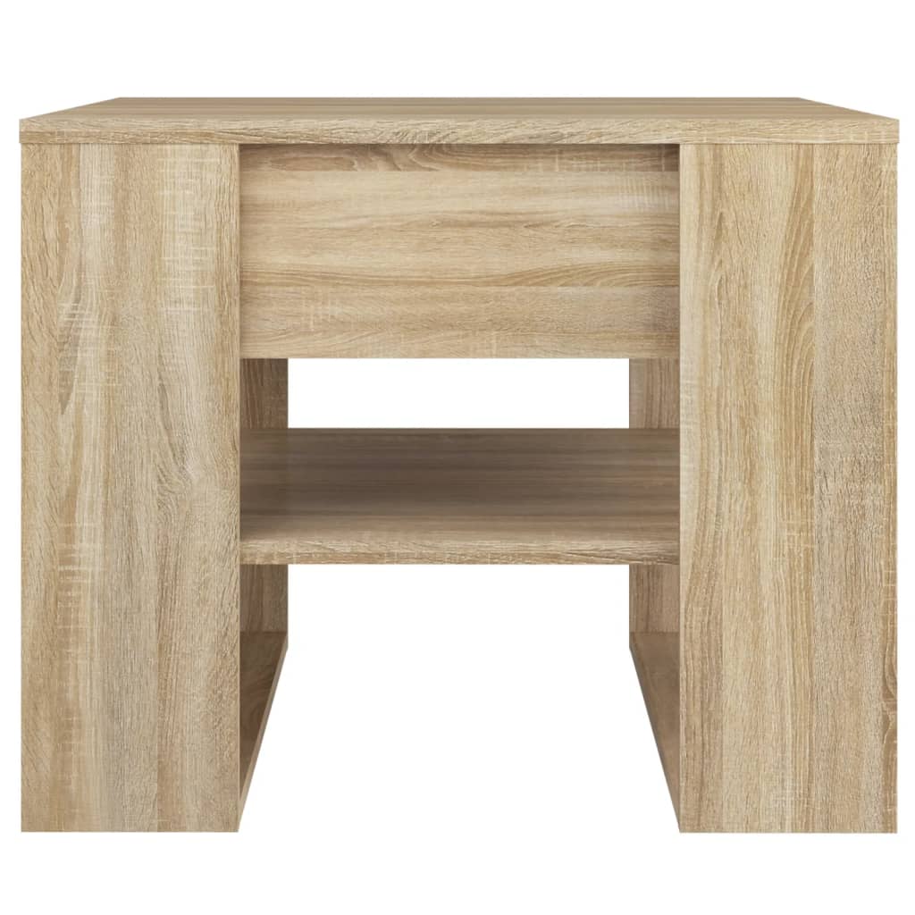 Tavolino Salotto Rovere Sonoma 55,5x55x45 cm Legno Multistrato | homemem39