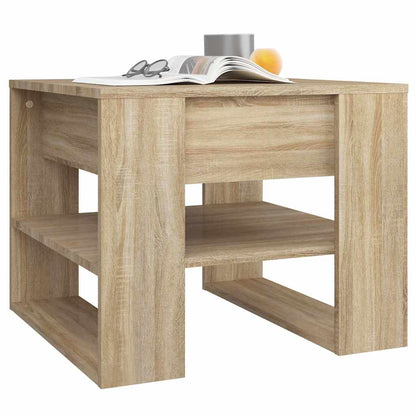 Tavolino Salotto Rovere Sonoma 55,5x55x45 cm Legno Multistrato