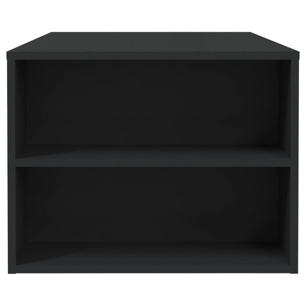 Tavolino da Salotto Nero 102x55x42 cm in Legno Compensato - homemem39