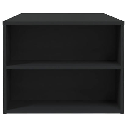 Tavolino da Salotto Nero 102x55x42 cm in Legno Compensato - homemem39