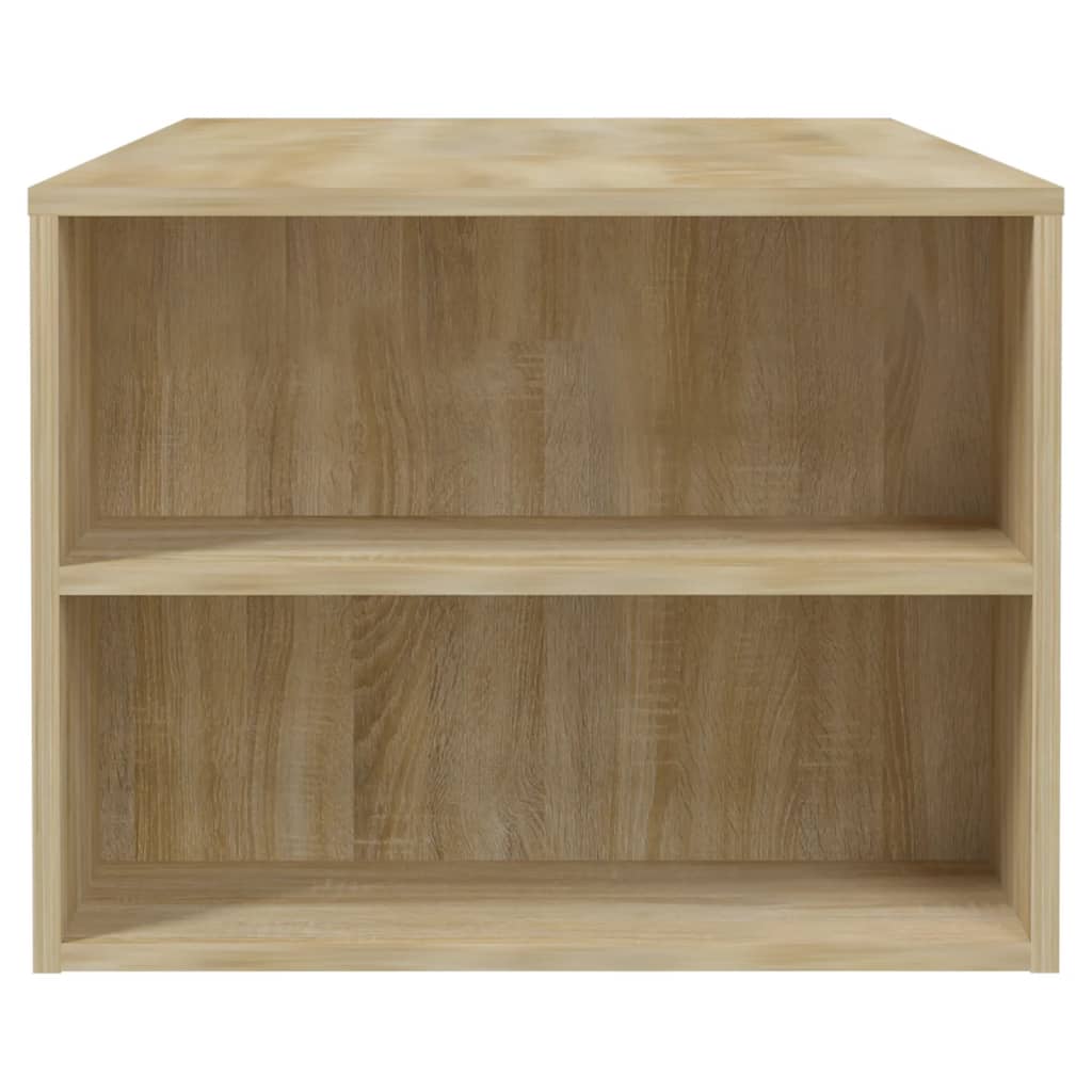 Tavolino da Salotto Rovere Sonoma 102x55x42cm Legno Compensato | homemem39