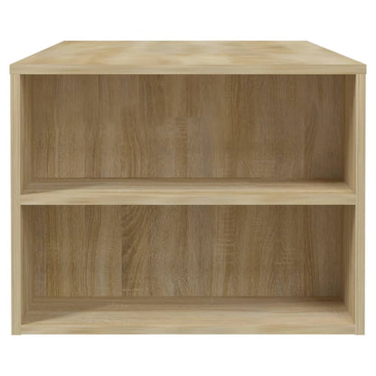 Tavolino da Salotto Rovere Sonoma 102x55x42cm Legno Compensato | homemem39