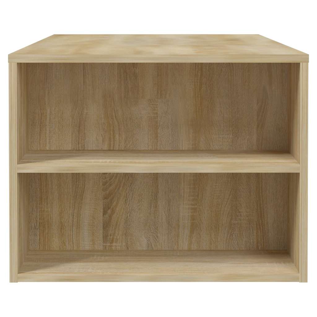 Tavolino da Salotto Rovere Sonoma 102x55x42cm Legno Compensato