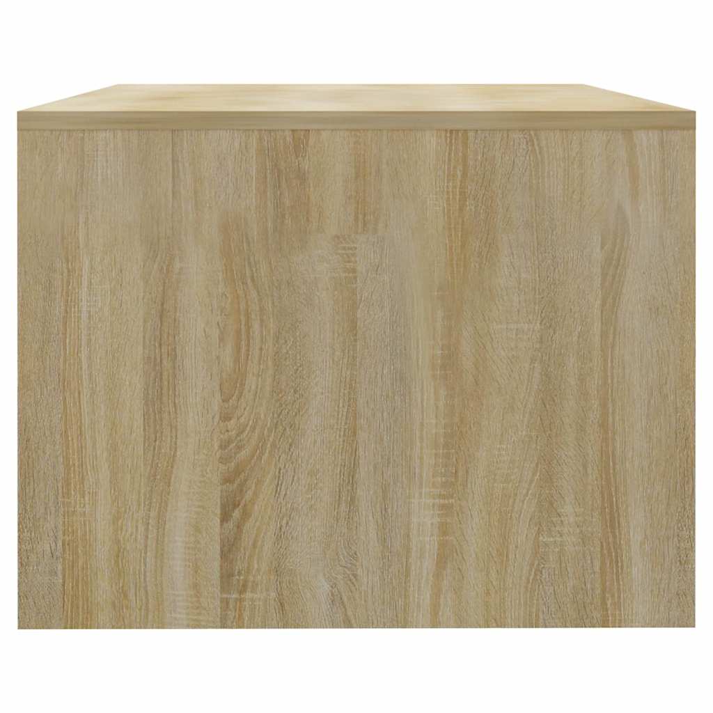 Tavolino da Salotto Rovere Sonoma 102x55x42cm Legno Compensato