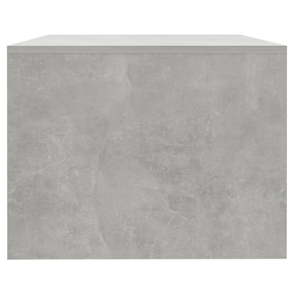 Tavolino Salotto Grigio Cemento 102x55x42 cm Legno Compensato - homemem39