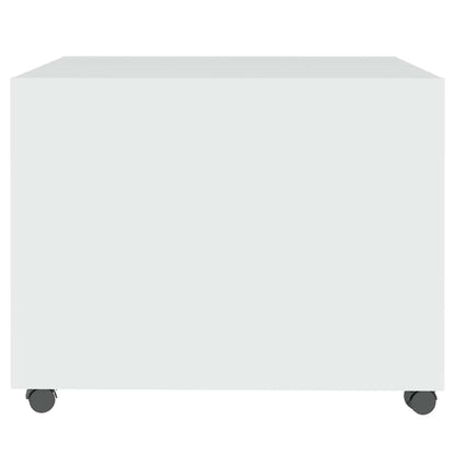 Tavolino da Salotto Bianco 55x55x40 cm in Legno Multistrato