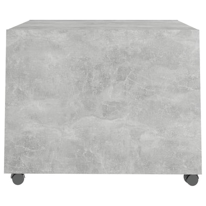 Tavolino Salotto Grigio Cemento 55x55x40 cm Legno Multistrato | homemem39