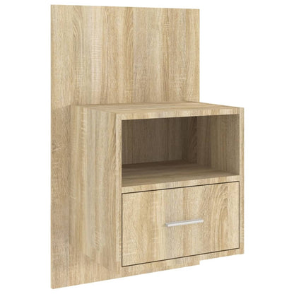 Comodini a Muro 2 pz Rovere Sonoma | homemem39