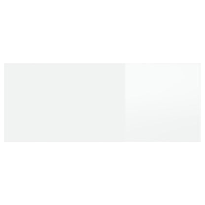 Testiera per Letto Bianco Lucido 200x1,5x80cm Legno Multistrato - homemem39