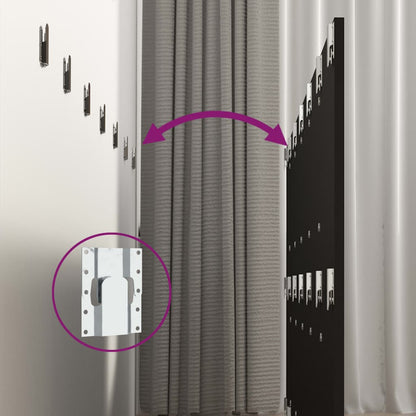 Testiera per Letto Nera 240x1,5x80 cm in Legno Ingegnerizzato - homemem39