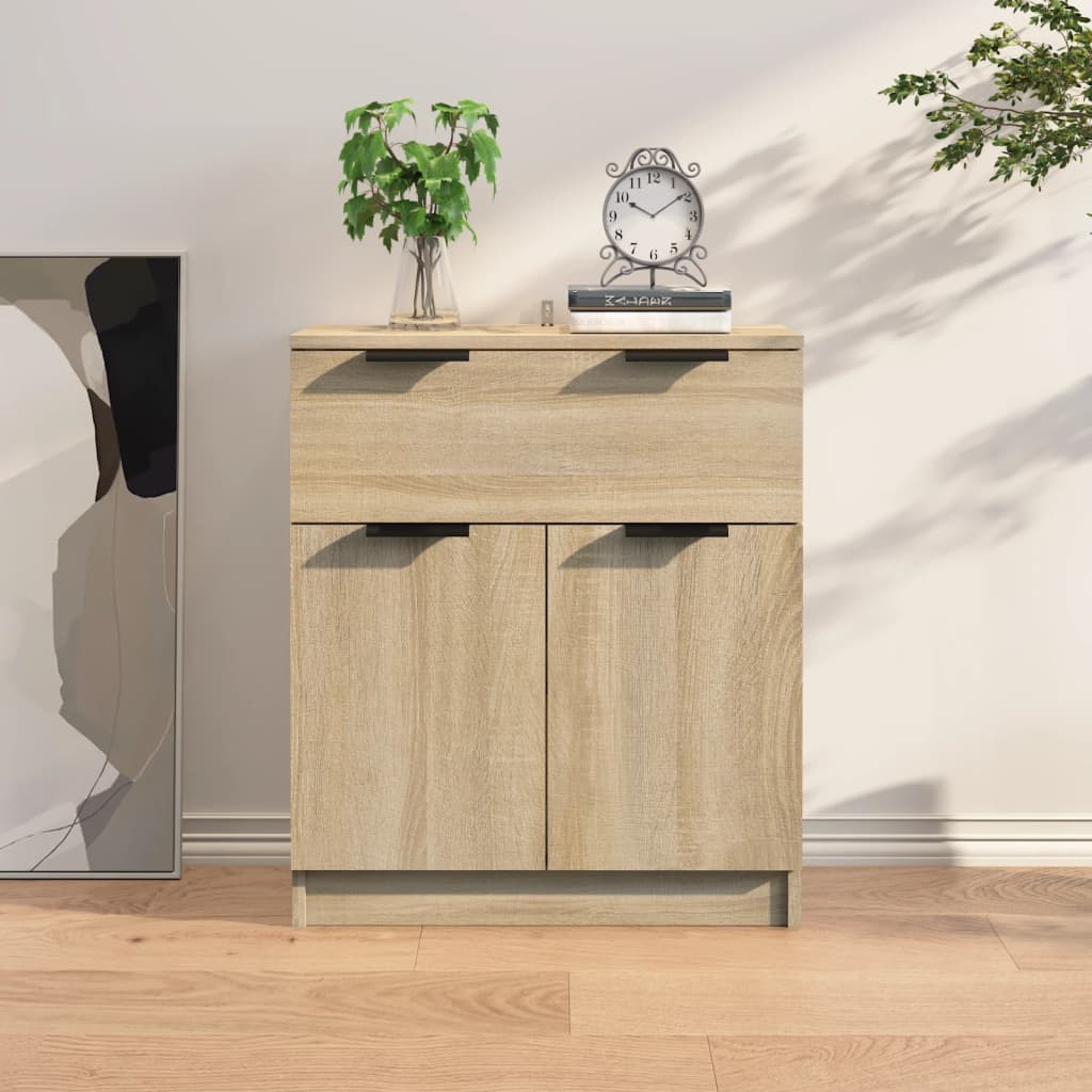 Credenza Rovere Sonoma 60x30x70 cm in Legno Multistrato - homemem39