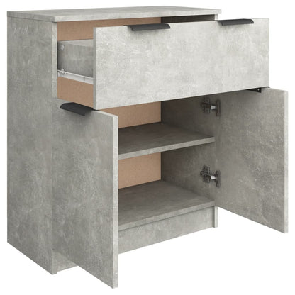 Credenza Grigio Cemento 60x30x70 cm in Legno Multistrato - homemem39