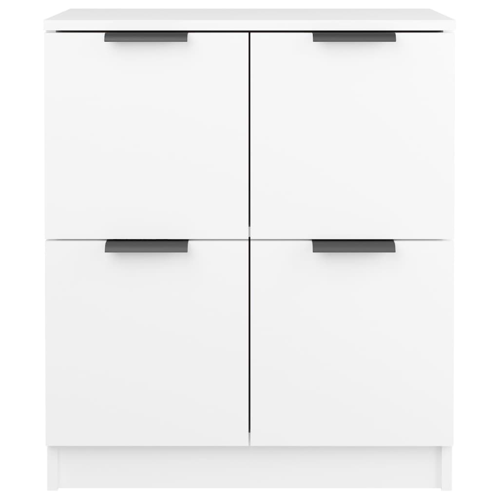 Credenza Bianca 60x30x70 cm in Legno Multistrato - homemem39