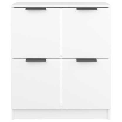 Credenza Bianca 60x30x70 cm in Legno Multistrato - homemem39