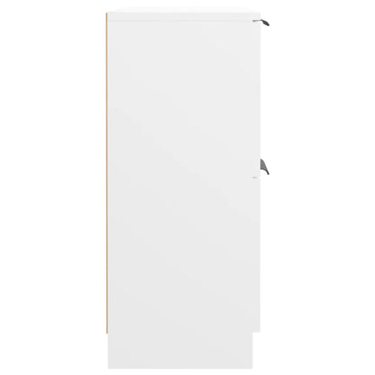 Credenza Bianca 60x30x70 cm in Legno Multistrato - homemem39