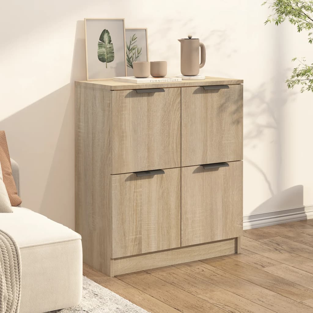 Credenza Rovere Sonoma 60x30x70 cm in Legno Multistrato - homemem39
