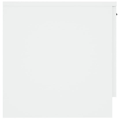 Comodini 2 pz Bianco Lucido 40x39x40 cm - homemem39