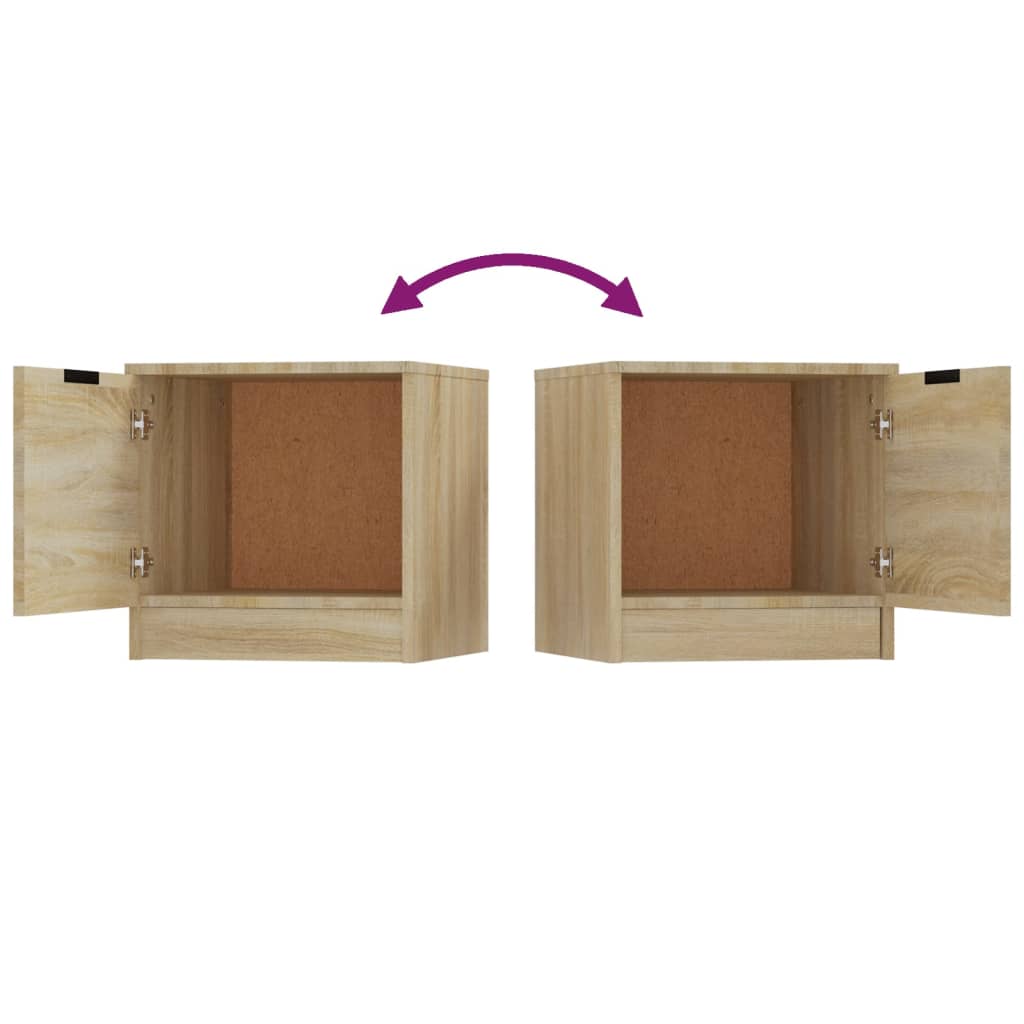 Comodini 2 pz Rovere Sonoma 40x39x40 cm - homemem39
