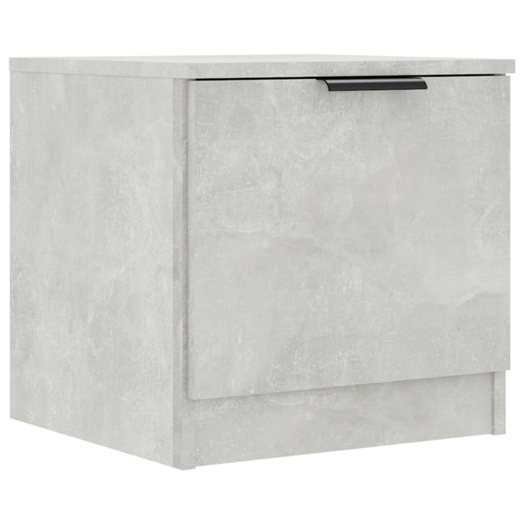 Comodino Grigio Cemento 40x39x40 cm - homemem39