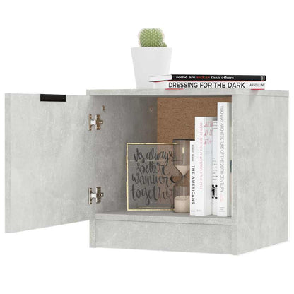 Comodino Grigio Cemento 40x39x40 cm | homemem39