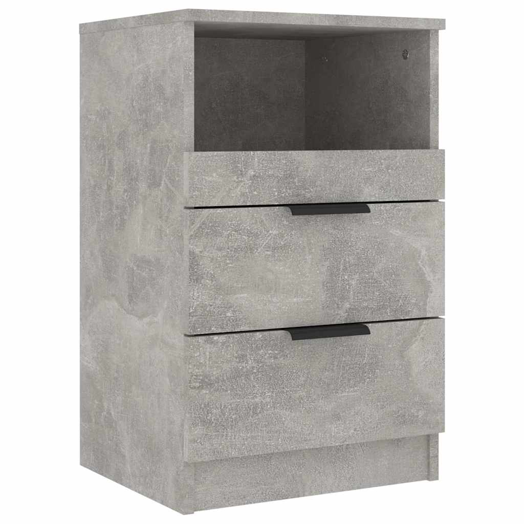Comodino Grigio Cemento in Legno Multistrato | homemem39