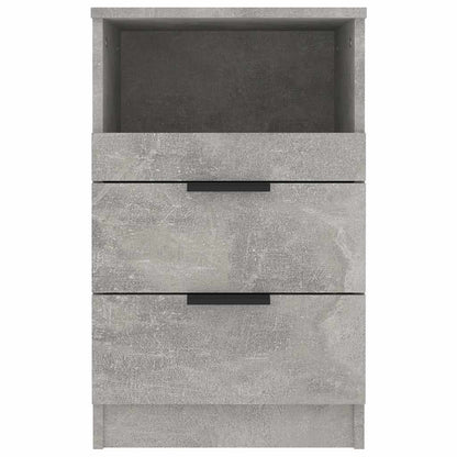 Comodino Grigio Cemento in Legno Multistrato | homemem39