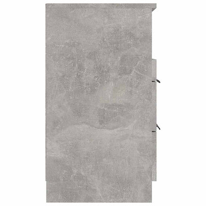 Comodino Grigio Cemento in Legno Multistrato | homemem39