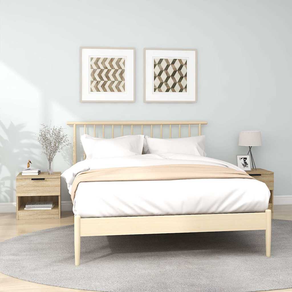 Comodini 2 pz Rovere Sonoma in Legno Multistrato | homemem39