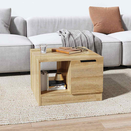Tavolino da Salotto Rovere Sonoma 50x50x36 cm Legno Multistrato | homemem39