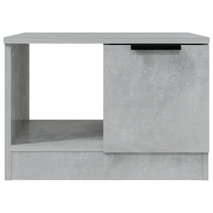 Tavolino Salotto Grigio Cemento 50x50x36 cm Legno Multistrato | homemem39