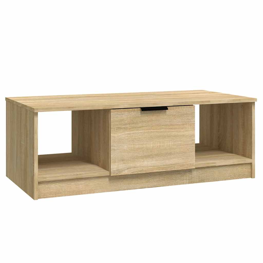 Tavolino da Salotto Rovere Sonoma 102x50x36cm Legno Multistrato | homemem39