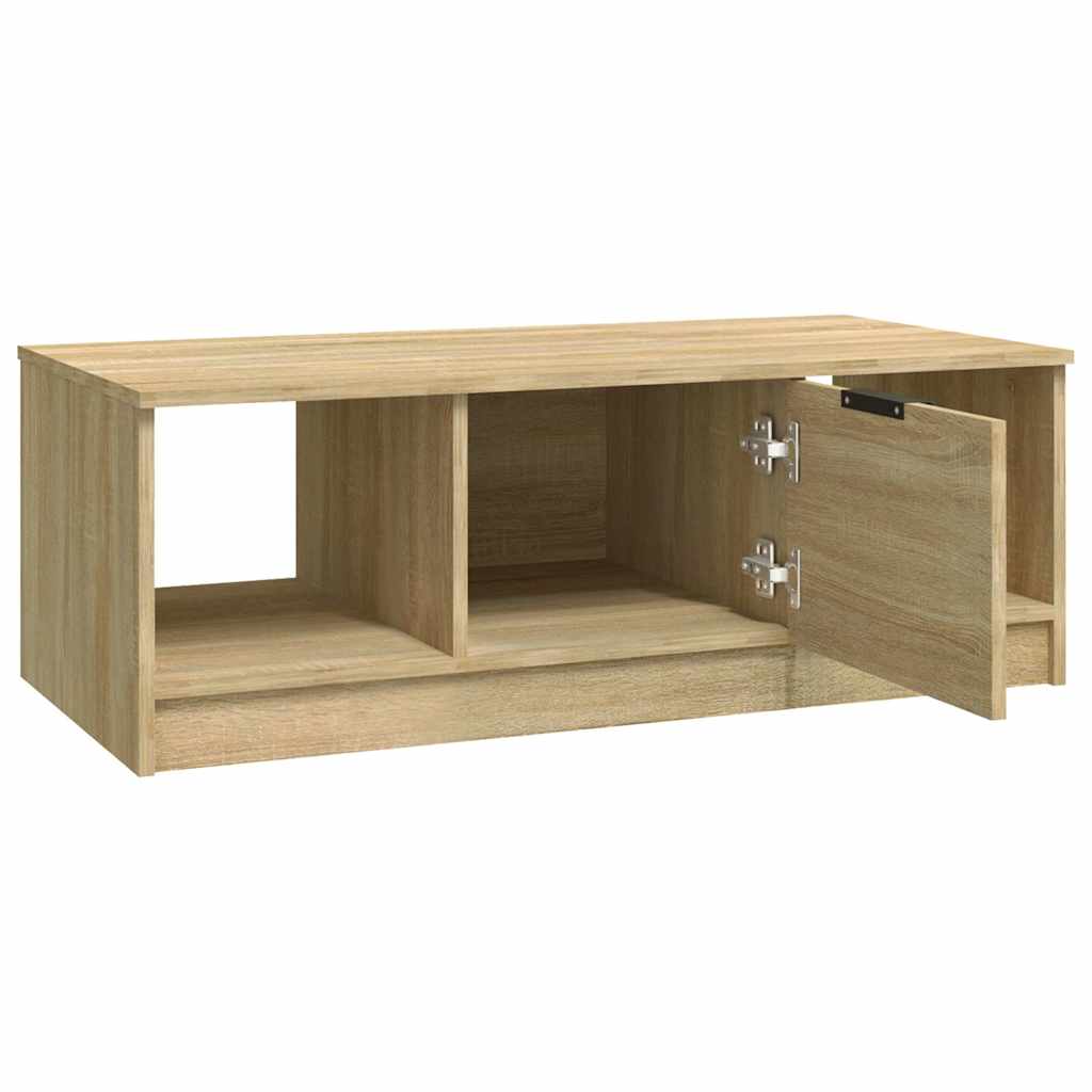 Tavolino da Salotto Rovere Sonoma 102x50x36cm Legno Multistrato | homemem39