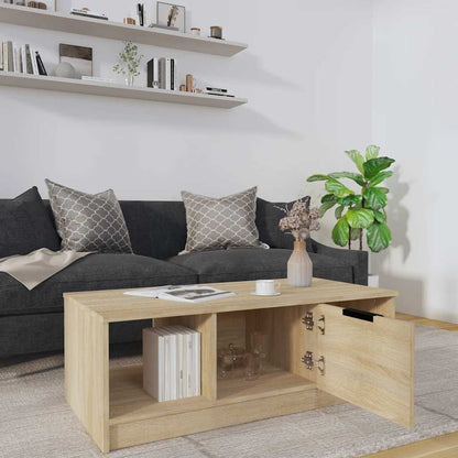 Tavolino da Salotto Rovere Sonoma 102x50x36cm Legno Multistrato | homemem39
