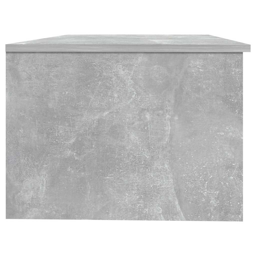 Tavolino Salotto Grigio Cemento 102x50x36 cm Legno Multistrato