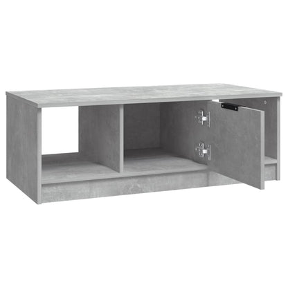 Tavolino Salotto Grigio Cemento 102x50x36 cm Legno Multistrato | homemem39