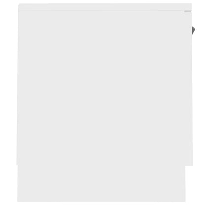 Mobile TV Bianco 140x35x40 cm in Legno Massello