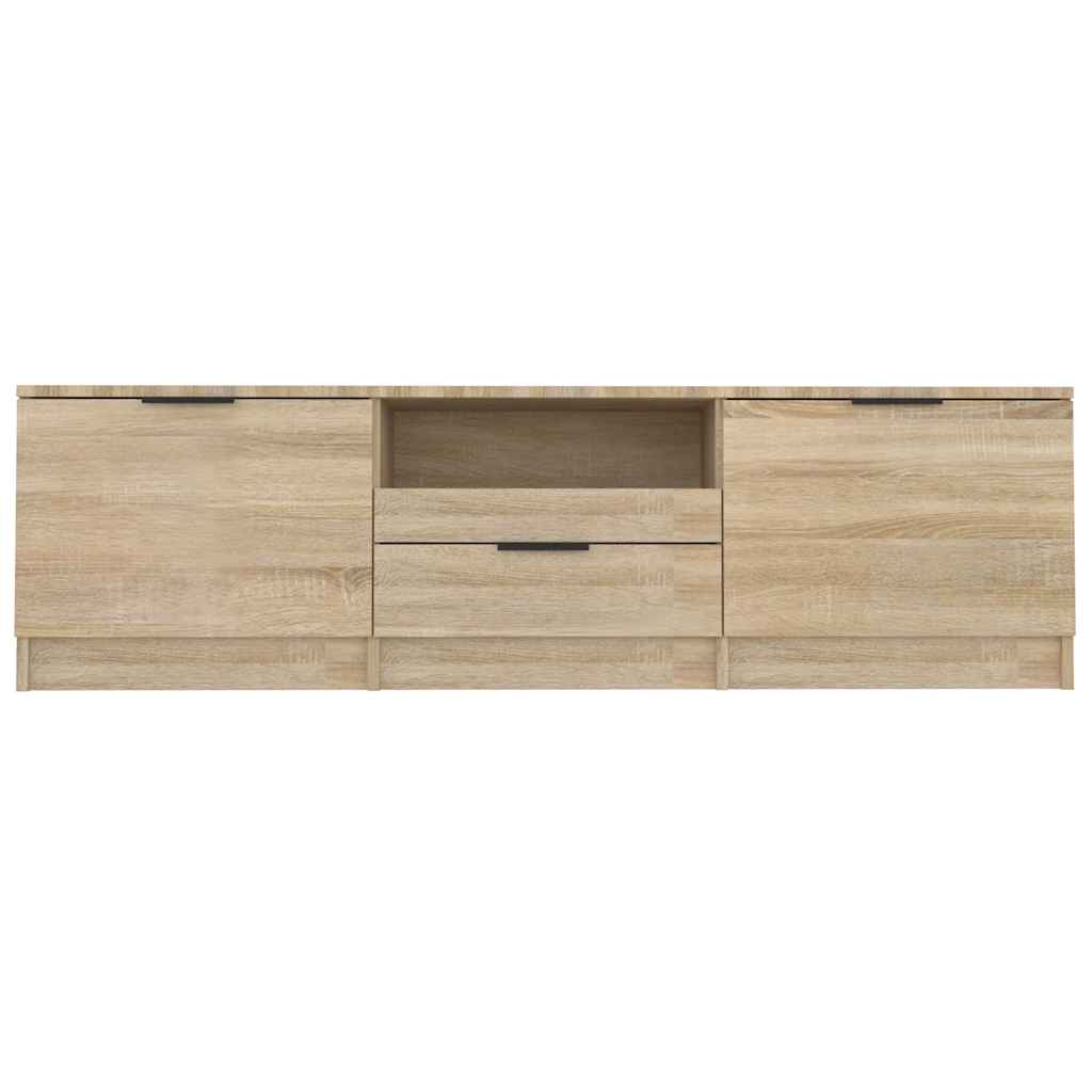 Mobile TV Rovere Sonoma 140x35x40 cm Legno ingegnerizzato