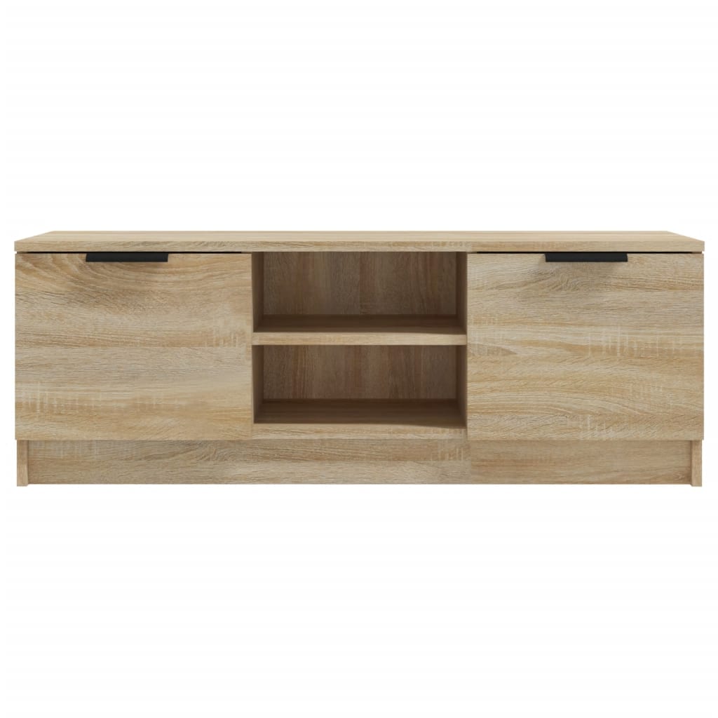 Mobile Porta TV Rovere Sonoma 102x35x36,5 cm Legno Multistrato | homemem39