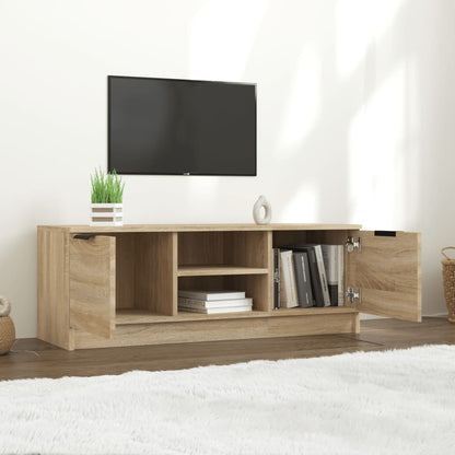 Mobile Porta TV Rovere Sonoma 102x35x36,5 cm Legno Multistrato | homemem39