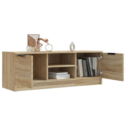 Mobile Porta TV Rovere Sonoma 102x35x36,5 cm Legno Multistrato | homemem39