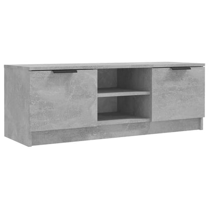 Mobile Porta TV Grigio Cemento 102x35x36,5 cm Legno Multistrato | homemem39