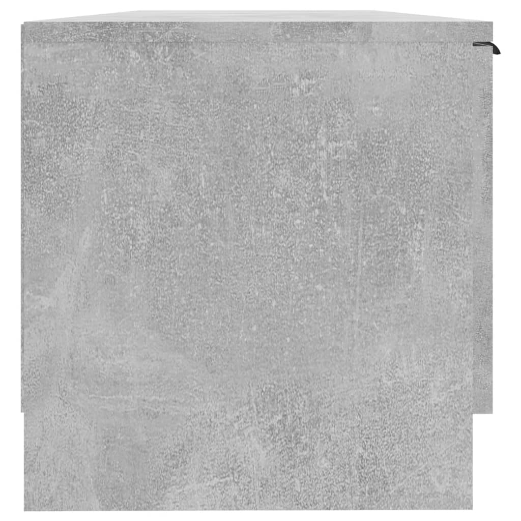 Mobile Porta TV Grigio Cemento 102x35x36,5 cm Legno Multistrato | homemem39